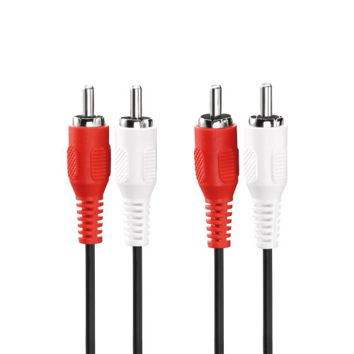 HDSupply LP-AC040-025 Audio Stereo Verlängerungskabel 2x Cinch Stecker auf 2x Cinch Stecker 2,50m, schwarz HDSupply LP-AC040-025 Audio Stereo Verlängerungskabel 2x Cinch Stecker auf 2x Cinch Stecker 2,50m, schwarz von HDSupply