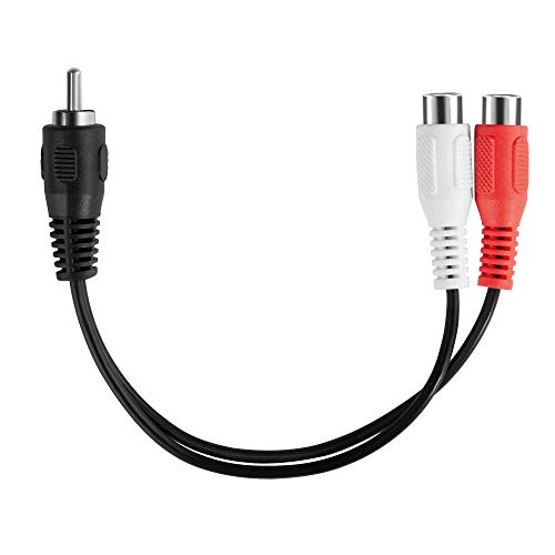 HDSupply Neuer Audio-Subwoofer-Y-Kabel, Cinch-Stecker auf 2 x Cinch-Buchsenadapter von HDSupply