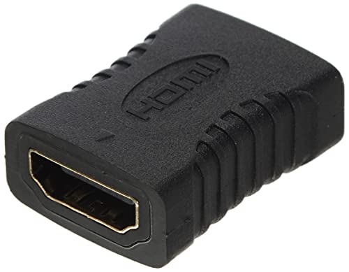 HDSupply X-HA040 HDMI Buchse auf HDMI Buchse Adapter (vergoldet, FullHD, 1080p) schwarz von HDSupply