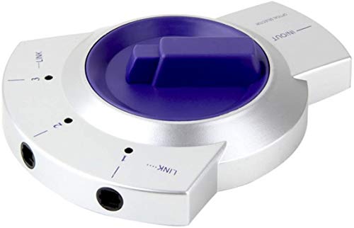 HDSupply X-TS010 Dreifacher Umschalter für optisch-digitales Audio 1 Toslink-Buchse auf 3 Toslink-Buchsen, Profi, Silber Silber TS010 von HDSupply