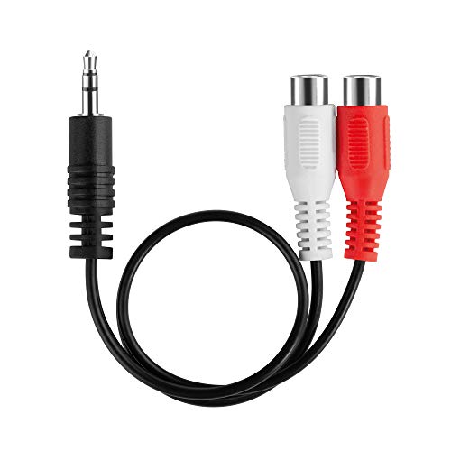 [Neu] HDSupply Audio Adapter 0,10m, 3,5mm Stereo Klinken Stecker auf 2x Cinch Buchse, AUX-Adapter von HDSupply