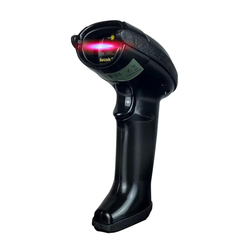 Auto USB Professioneller 1D/2D Barcode-Scanner mit Standfuß Scannen von Barcodes Barcode-Lesegerät Advanced,QR Code, Aztec, MaxiCode, DataMatrix HDWR HD610A von HDWR