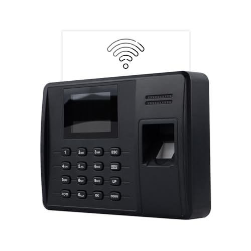 HDWR TimeClock-200NWEPI Zeiterfassung, WiFi, Web, P2P, bis zu 1000 Mitarbeiter, Fingerabdruckprüfung, RFID-Karte, 12 V, USB, LAN von HDWR