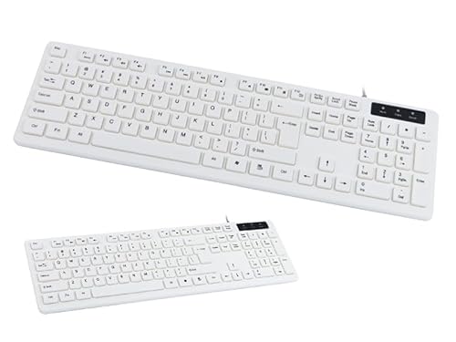 HDWR typerCLAW-PC110W Weiße mechanische Tastatur, USB 3.0, Windows-kompatibel, Ziffernblock, Plug&Play, Funktionstasten, Full-Size HDWR typerCLAW-PC110W Weiße mechanische Tastatur, USB 3.0, Windows-kompatibel, Ziffernblock, Plug&Play, Funktionstasten, Full-Size von HDWR