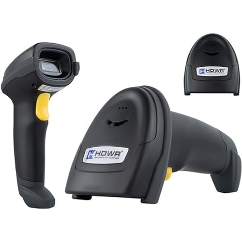 QR- und Barcode-Scanner für das Scannen vom LCD-Bildschirm, Verkabelt, 300 Scans pro Sekunde, Manuelles Scannen, Licht- und Tonsignal, Code-Lesen, Verkaufspunkt, Verkabelter Leser, HDWR HD630 von HDWR