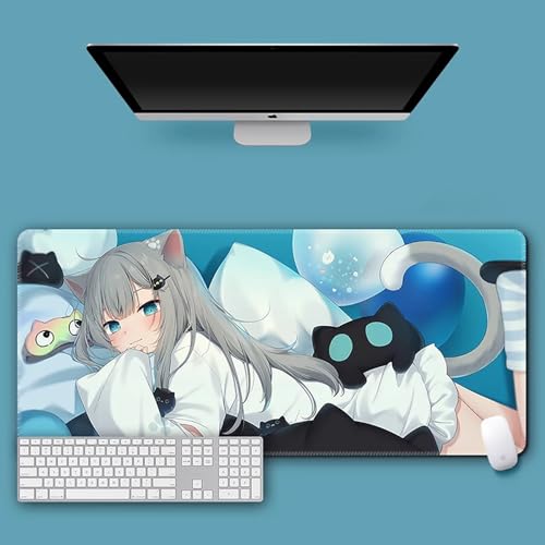 HDkxbf Game-Mauspad, Gaming-Laptoppad, Anime-Schreibtischunterlage, Anime-Mauspad, Gaming-Mauspad, PC-Tastatur, Wasserdicht Und rutschfest(2Cy-05,800x300mm) von HDkxbf