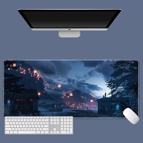 HDkxbf Game-Mauspad, Gaming-Laptoppad, Anime-Schreibtischunterlage, Anime-Mauspad, Gaming-Mauspad, PC-Tastatur, Wasserdicht Und rutschfest(2Cy-11,800x300mm) von HDkxbf