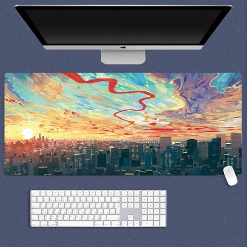 HDkxbf Game-Mauspad, Gaming-Laptoppad, Anime-Schreibtischunterlage, Anime-Mauspad, Gaming-Mauspad, PC-Tastatur, Wasserdicht Und rutschfest(BOF-17,800x300mm) von HDkxbf
