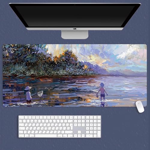 HDkxbf Game-Mauspad, Gaming-Laptoppad, Anime-Schreibtischunterlage, Anime-Mauspad, Gaming-Mauspad, PC-Tastatur, Wasserdicht Und rutschfest(BOF-23,900x400mm) von HDkxbf