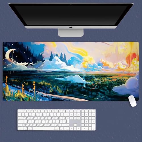 HDkxbf Game-Mauspad, Gaming-Laptoppad, Anime-Schreibtischunterlage, Anime-Mauspad, Gaming-Mauspad, PC-Tastatur, Wasserdicht Und rutschfest(BOF-30,800x300mm) von HDkxbf