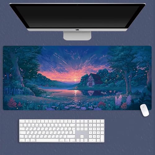HDkxbf Game-Mauspad, Gaming-Laptoppad, Anime-Schreibtischunterlage, Anime-Mauspad, Gaming-Mauspad, PC-Tastatur, Wasserdicht Und rutschfest(BOF-31,800x300mm) von HDkxbf