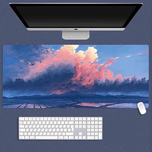 HDkxbf Game-Mauspad, Gaming-Laptoppad, Anime-Schreibtischunterlage, Anime-Mauspad, Gaming-Mauspad, PC-Tastatur, Wasserdicht Und rutschfest(BOF-48,800x300mm) von HDkxbf
