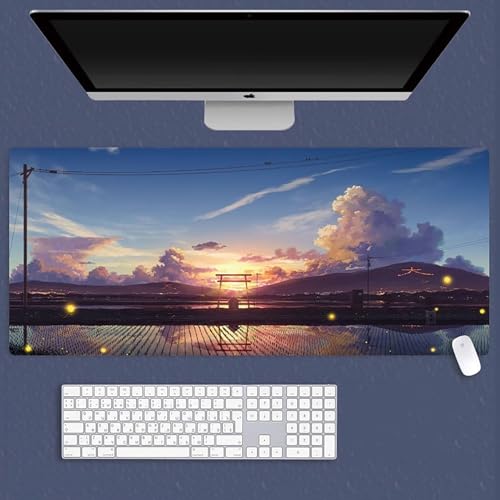 HDkxbf Game-Mauspad, Gaming-Laptoppad, Anime-Schreibtischunterlage, Anime-Mauspad, Gaming-Mauspad, PC-Tastatur, Wasserdicht Und rutschfest(BOF-57,900x400mm) von HDkxbf