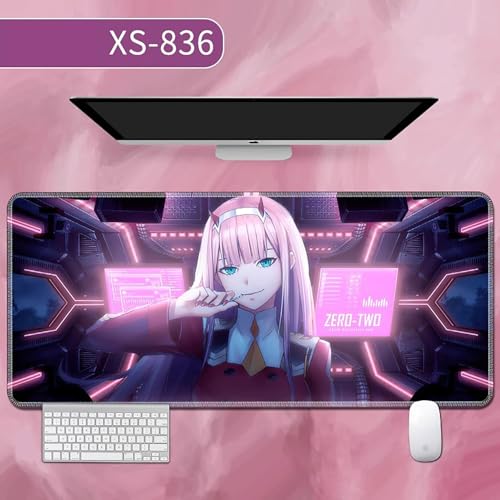 HDkxbf Game-Mauspad, Gaming-Laptoppad, Anime-Schreibtischunterlage, Anime-Mauspad, Gaming-Mauspad, PC-Tastatur, Wasserdicht Und rutschfest(Gjd-09,900x400mm) von HDkxbf