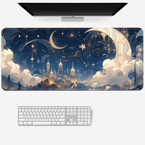 HDkxbf Game-Mauspad, Gaming-Laptoppad, Anime-Schreibtischunterlage, Anime-Mauspad, Gaming-Mauspad, PC-Tastatur, Wasserdicht Und rutschfest(SS-03,800x300mm) von HDkxbf