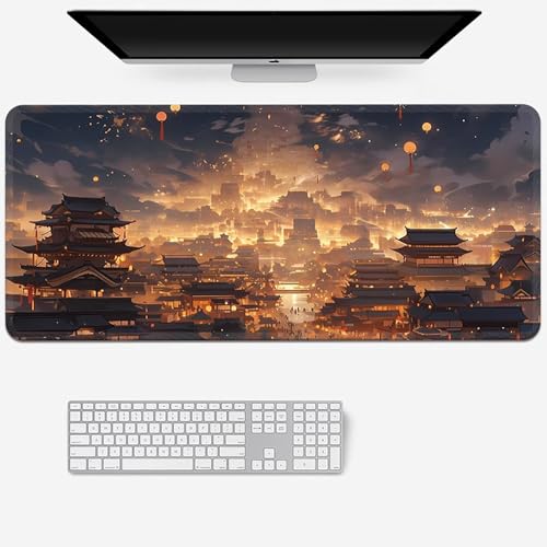 HDkxbf Game-Mauspad, Gaming-Laptoppad, Anime-Schreibtischunterlage, Anime-Mauspad, Gaming-Mauspad, PC-Tastatur, Wasserdicht Und rutschfest(SS-11,800x300mm) von HDkxbf