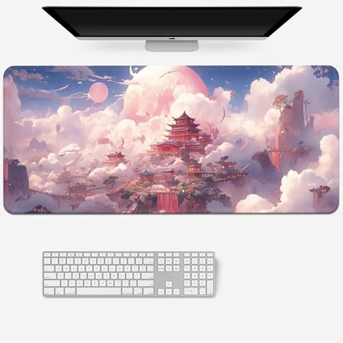 HDkxbf Game-Mauspad, Gaming-Laptoppad, Anime-Schreibtischunterlage, Anime-Mauspad, Gaming-Mauspad, PC-Tastatur, Wasserdicht Und rutschfest(SS-12,800x300mm) von HDkxbf
