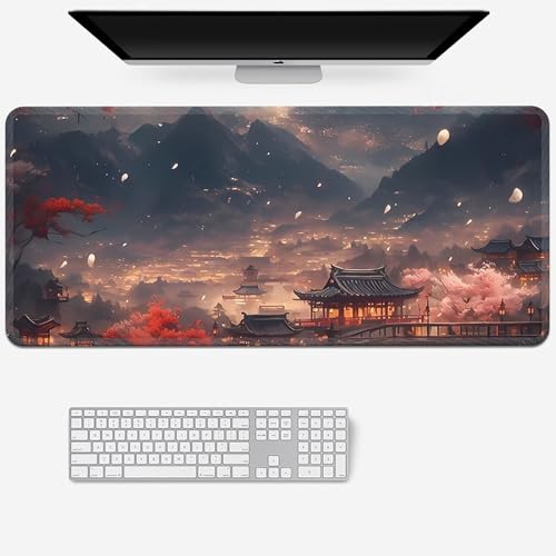 HDkxbf Game-Mauspad, Gaming-Laptoppad, Anime-Schreibtischunterlage, Anime-Mauspad, Gaming-Mauspad, PC-Tastatur, Wasserdicht Und rutschfest(SS-16,900x400mm) von HDkxbf