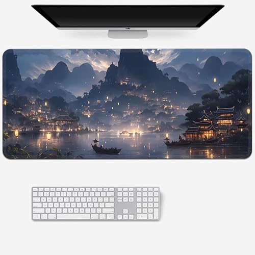 HDkxbf Game-Mauspad, Gaming-Laptoppad, Anime-Schreibtischunterlage, Anime-Mauspad, Gaming-Mauspad, PC-Tastatur, Wasserdicht Und rutschfest(SS-28,800x300mm) von HDkxbf