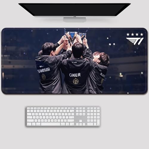 HDkxbf Game-Mauspad, Gaming-Laptoppad, Anime-Schreibtischunterlage, Anime-Mauspad, Gaming-Mauspad, PC-Tastatur, Wasserdicht Und rutschfest(T1-26,900x400mm) von HDkxbf