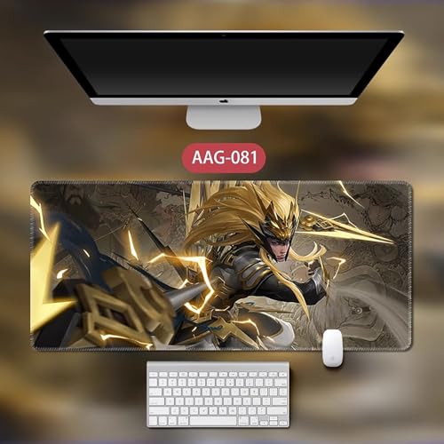 HDkxbf Game-Mauspad, Gaming-Laptoppad, Anime-Schreibtischunterlage, Anime-Mauspad, Gaming-Mauspad, PC-Tastatur, Wasserdicht Und rutschfest(WZRY-11,900x400mm) von HDkxbf
