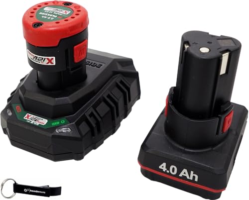HEADNMORE® Bundle - Parkside® 12V Akkuset 2Ah + 4Ah PAPK Akku + 2,4A Ladegerät PLGK +Schlüsselanhänger von HEADNMORE