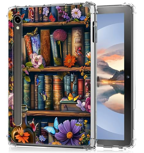 HEAKIERG Klare Hülle für Samsung Galaxy Tab S10 Ultra 2024 / Samsung Galaxy Tab S9 Ultra 2023 14,6 Zoll Transparent TPU Silikon Schutzhülle Stoßfest Cover Case Flower Book HEAKIERG Klare Hülle für Samsung Galaxy Tab S10 Ultra 2024 / Samsung Galaxy Tab S9 Ultra 2023 14,6 Zoll Transparent TPU Silikon Schutzhülle Stoßfest Cover Case Flower Book von HEAKIERG