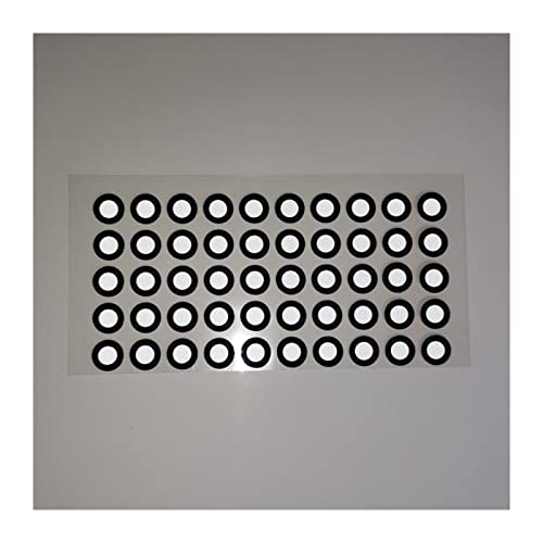 1000 Punkte 3D-Scanner-Marker lokalisieren stark reflektierende Zielpunkte Messpunkt,Multifunktions-Markierungspunkt(3 * 6) von HEALBYBLE