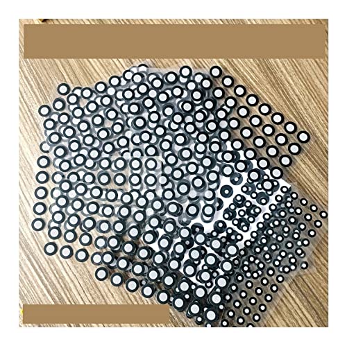1000 Stück 3D-Scanning-Marker 3D-Handscanner Reflektiert den Markierungspunkt-Zielpunkt,Multifunktions-Markierungspunkt(3mm x 6mm) von HEALBYBLE