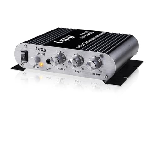 2 1CH 40W. 2x20w Digital Car Power Verstärker Hi-Fi-Stereo-Bass-Verstärker Audiounterstützungsanschluss von 2 Lautsprechern und einem Subwoofer,Einfache Balance-Kontrolle(Updated AmplifierSet) von HEALBYBLE