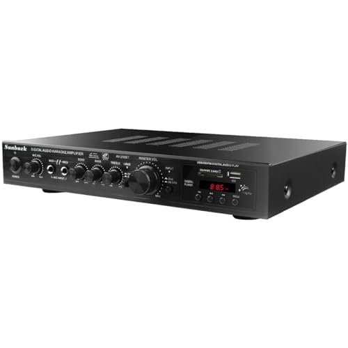 720W 5-Kanal-Bluetooth-HiFi-Stereo-Verstärker LED Digital Karaoke Amplificador Auto Audio Home Cinema Heimkinoverstärker,Einfache Balance-Kontrolle von HEALBYBLE