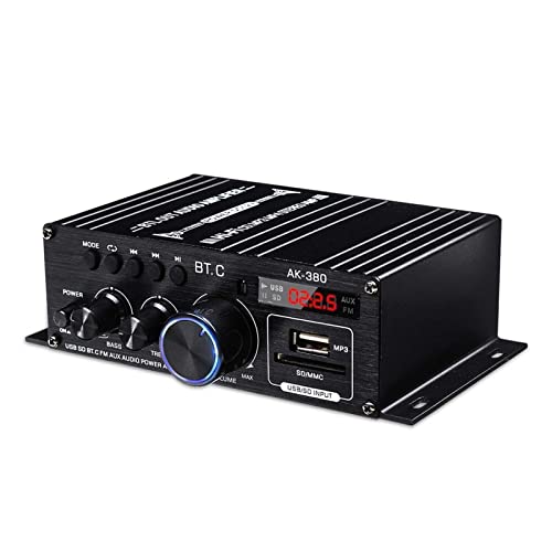 AK380 Digitalverstärker Stereo BASS Audioplayer Auto-Lautsprecher Bluetooth 5.0 Empfänger Power HiFi-Verstärker-Musik-Player for Zuhause,Einfache Balance-Kontrolle AK380 Digitalverstärker Stereo BASS Audioplayer Auto-Lautsprecher Bluetooth 5.0 Empfänger Power HiFi-Verstärker-Musik-Player for Zuhause,Einfache Balance-Kontrolle von HEALBYBLE