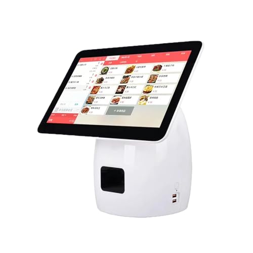 HEALBYBLE 15,6-Zoll-Monitor-Registrierkasse, All-in-One-POS-Maschinensoftware for Restaurants HS-C88,Lange Lebensdauer(A) von HEALBYBLE