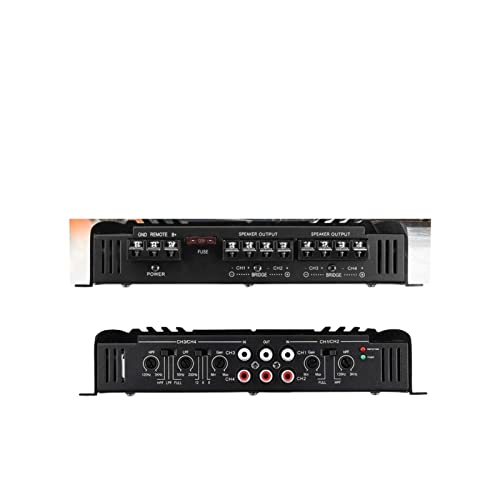 HEALBYBLE 7900W 4 Kanal Autoverstärker Subwoofer Lautsprecher Audioverstärker Fahrzeug Subwoofer Bass Verstärker Gehäuse Auto Sound Auto Audio,Einfache Balance-Kontrolle von HEALBYBLE