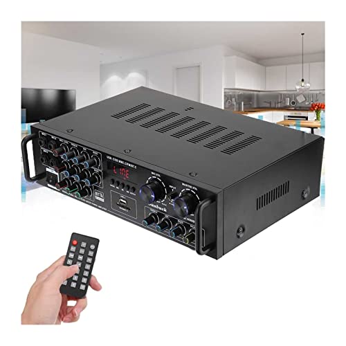 HEALBYBLE AV-6060BT Home Digital Amplifier Bluetooth 5.0 Audio Leistung 800W Car Stereo-Verstärker Karaoke Professionelle Amp Subwoofer,Einfache Balance-Kontrolle HEALBYBLE AV-6060BT Home Digital Amplifier Bluetooth 5.0 Audio Leistung 800W Car Stereo-Verstärker Karaoke Professionelle Amp Subwoofer,Einfache Balance-Kontrolle von HEALBYBLE