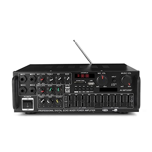 HEALBYBLE Bluetooth-Version Stereo-Verstärker Wireless 2-Kanal-HiFi-Stereo-Audio-Home-Karaoke-Leistungsverstärker Auto Auto-Verstärker,Einfache Balance-Kontrolle HEALBYBLE Bluetooth-Version Stereo-Verstärker Wireless 2-Kanal-HiFi-Stereo-Audio-Home-Karaoke-Leistungsverstärker Auto Auto-Verstärker,Einfache Balance-Kontrolle von HEALBYBLE