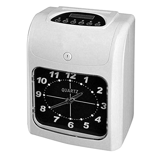 HEALBYBLE Englische Anwesenheitsmaschine ELEKTRONISCHE TIME Clock PAPIERKARTE PUNKTIERENE Mitarbeiter AUF IM Betrieb MOWNALOUS,Ultraschnelle Identifizierung(Clock face) von HEALBYBLE