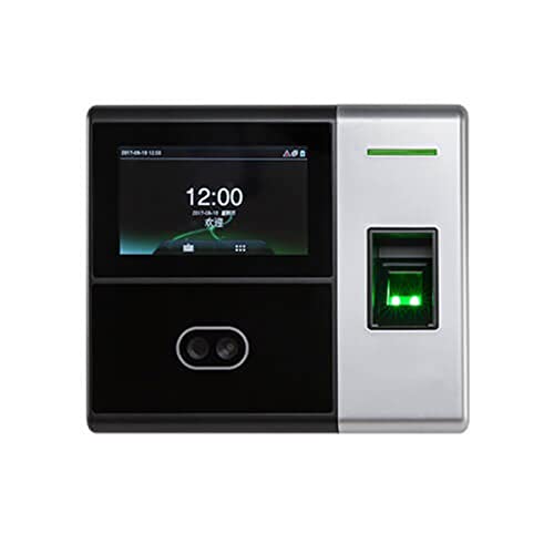 HEALBYBLE Time-Uhr for Mitarbeiter Kleinunternehmen Biometrische Fingerprint-Zeitbetreuungsuhr in und aus der Maschine for Mitarbeiter,Ultraschnelle Identifizierung von HEALBYBLE