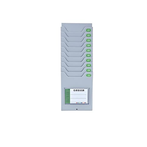 Materialkartenregal Lager for Materialkontrollkarte Rack Warehouse Material Stück Beutel Inventar Card Record Anwesenheit,Ultraschnelle Identifizierung von HEALBYBLE