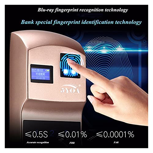 Vollautomatischer Fingerabdruck-Lock-Kennwort Intelligenzschutz gegen diebstahl Haushaltselektronik Bezahlen Sie von der Karte bei freischloss Zugriff,Ultraschnelle Identifizierung(Fingerprint Body) von HEALBYBLE