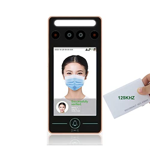 WiFi TCP/IP SpeedFace Sichtbare Licht Dynamische Gesichtsbehandlung Palm RFID Zugangskontrollsystem mit dem Mitarbeitern,Ultraschnelle Identifizierung(Speedface-C4L-ID,Spanish) von HEALBYBLE