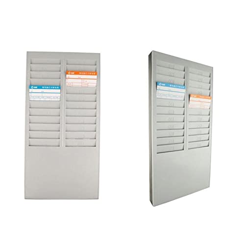 Zeitkartenregalhalter mit 24 Slots Wandmontage Kartenhalter for Zeitkartenmaschine Maquininha de Cartão Anwesenheit Recorder,Ultraschnelle Identifizierung Zeitkartenregalhalter mit 24 Slots Wandmontage Kartenhalter for Zeitkartenmaschine Maquininha de Cartão Anwesenheit Recorder,Ultraschnelle Identifizierung von HEALBYBLE