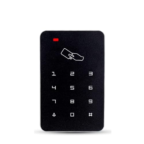 Zugangskontrolle Standalone-Controller-Tastatur Tastatursystem wasserdichte Regenschutzabdeckung Outdoor Door Lock Opener Kartenleser,Ultraschnelle Identifizierung(B09 Device ONLY) von HEALBYBLE