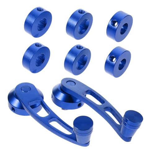 HEALEEP 1 Satz Autofenstergriff Aluminium Hebel Bausatz Universal- Innere handhaben Griff für Fensterheber automatischer Fenstergriff Kurbelerhöhung für Autofenster Blue HEALEEP 1 Satz Autofenstergriff Aluminium Hebel Bausatz Universal- Innere handhaben Griff für Fensterheber automatischer Fenstergriff Kurbelerhöhung für Autofenster Blue von HEALEEP