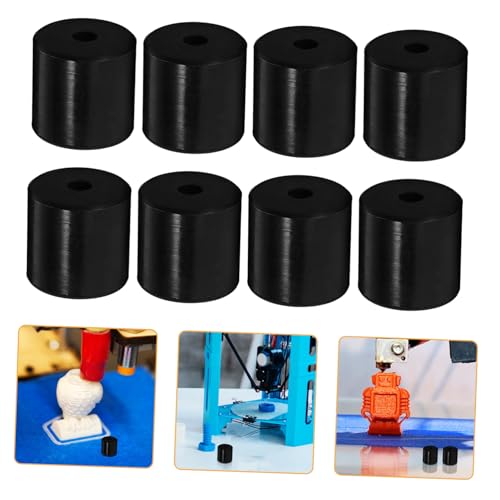 HEALEEP 12 Stück Nivellierwerkzeug Für 3d-drucker Bett Säule Steht Stand Einstellbar 3d Drucker Zubehör Kieselgel Schwarz HEALEEP 12 Stück Nivellierwerkzeug Für 3d-drucker Bett Säule Steht Stand Einstellbar 3d Drucker Zubehör Kieselgel Schwarz von HEALEEP