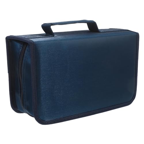 HEALEEP 128 CD-Tasche Auto CD Halter Kapazität Veranstalter Slot Film-Disc-Halter groß CD-DVD-Container CD-Tragetasche kleine CD-Hülle Reise-CD-Hülle Mercerisierter Stoff HEALEEP 128 CD-Tasche Auto CD Halter Kapazität Veranstalter Slot Film-Disc-Halter groß CD-DVD-Container CD-Tragetasche kleine CD-Hülle Reise-CD-Hülle Mercerisierter Stoff von HEALEEP
