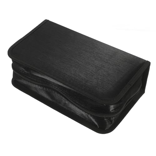 HEALEEP 128 Cd-Tasche Cd -aufbewahrungsbeutel Cd-hüllenhalter Fürs Auto Fall Leere Cd-hülle Auto Cd Halter Slot Veranstalter Leichte Cd-hülle Black Mercerisierter Stoff HEALEEP 128 Cd-Tasche Cd -aufbewahrungsbeutel Cd-hüllenhalter Fürs Auto Fall Leere Cd-hülle Auto Cd Halter Slot Veranstalter Leichte Cd-hülle Black Mercerisierter Stoff von HEALEEP