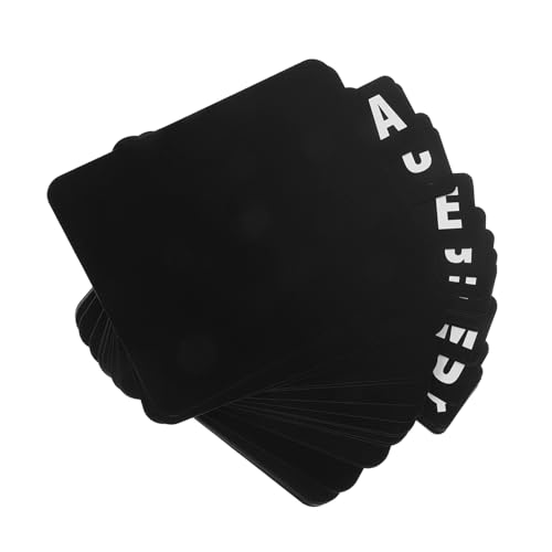 HEALEEP 1Satz Vinyl Schallplatten Trennwände A Z Schwarzes Blech für Aufbewahrung und Organisation von Vinyl Schallplatten Strapazierfähige Trennblätter mit Alphabetischen Markierungen HEALEEP 1Satz Vinyl Schallplatten Trennwände A Z Schwarzes Blech für Aufbewahrung und Organisation von Vinyl Schallplatten Strapazierfähige Trennblätter mit Alphabetischen Markierungen von HEALEEP