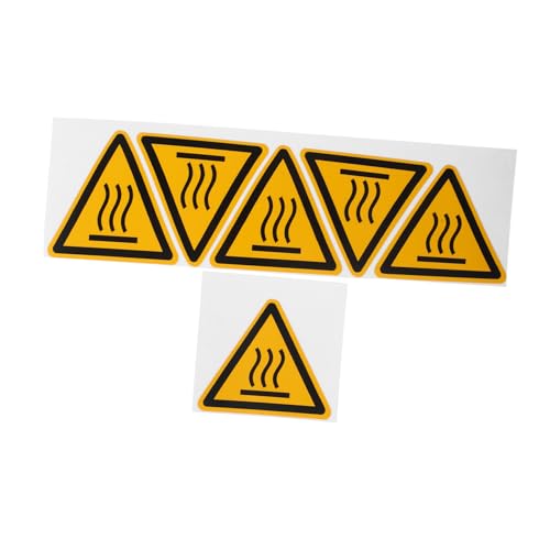 HEALEEP 2 Blätter Sicherheitswarnschilder Keine Eintrittsschilder Im Freien Alarm Feuerzeichen Türschild Nicht Stören Sicherheitsschild Neon Küchenschilder Risiko Selbstklebendes Vinyl von HEALEEP