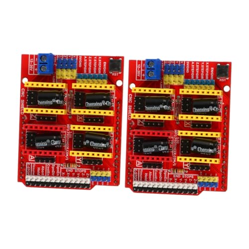 HEALEEP 2 Stück A4988 Antriebs platte fahren Planke Stepper-Board Modul schrittmotor a4988 Treiberplatine CNC-Laufwerk für 3D-Drucker Expansionsbehörde Plastik Black von HEALEEP